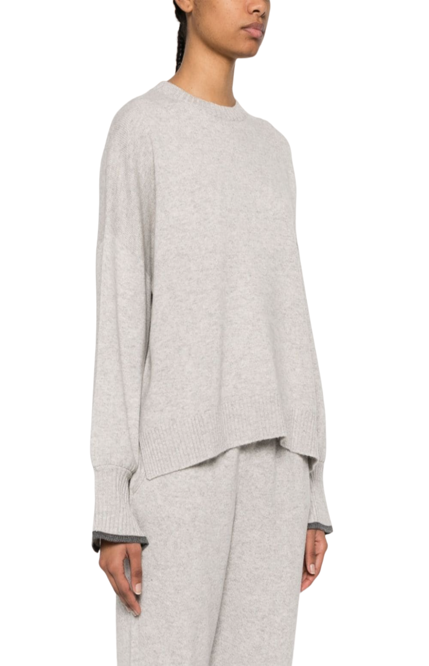 Load image into Gallery viewer, Mélange-effect cashmere jumper