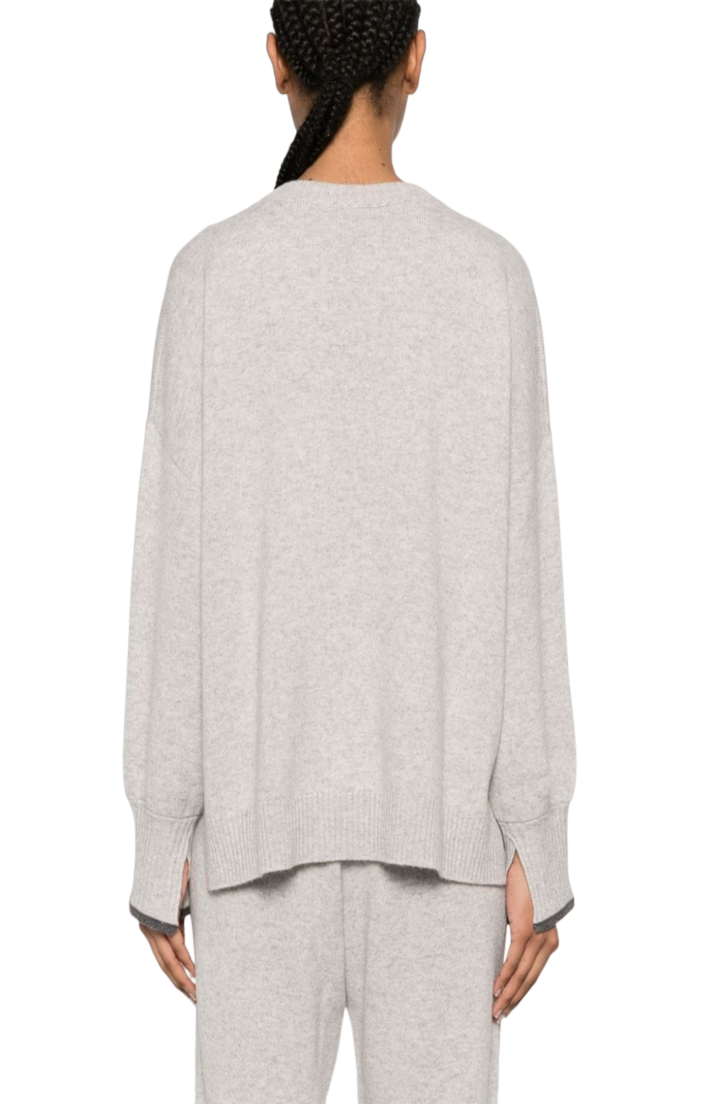 Load image into Gallery viewer, Mélange-effect cashmere jumper