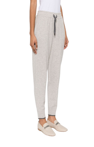 Mid-rise cashmere trousers