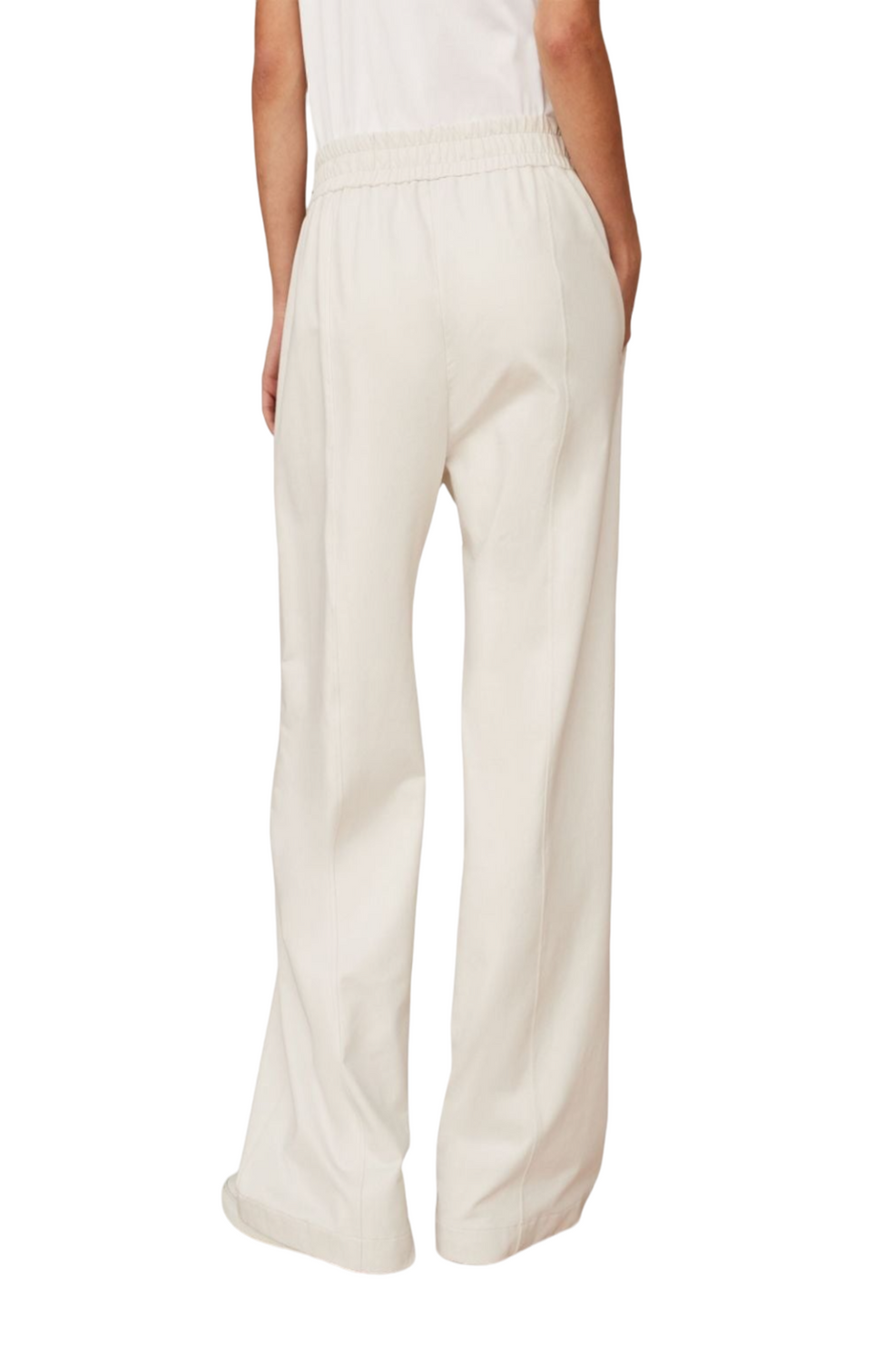 Monili chain wide-leg trousers