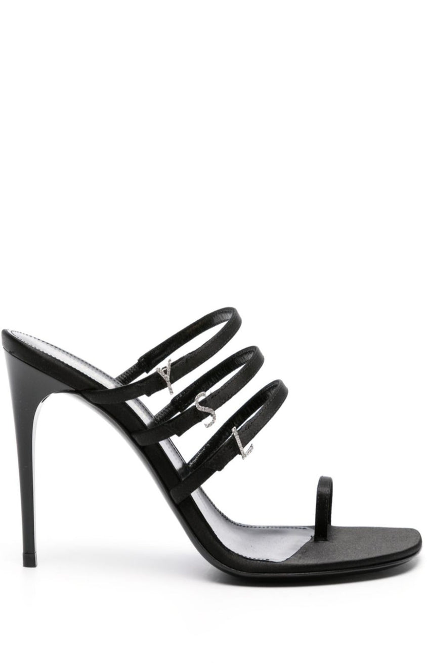 Jerry 95mm satin mules