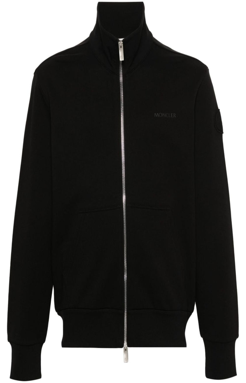 Logo-print zip-up sweatshirt