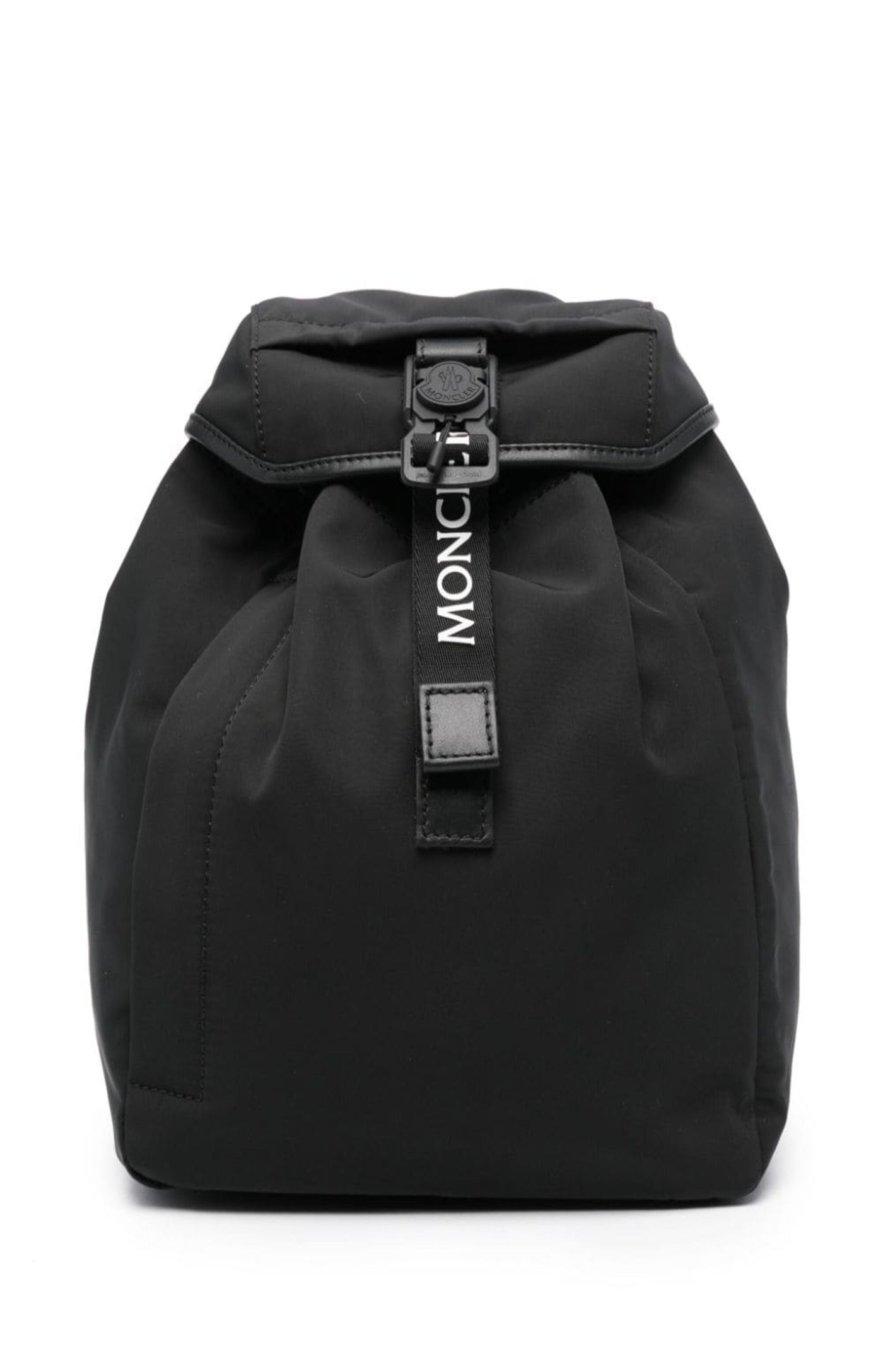 Logo-plaque backpack