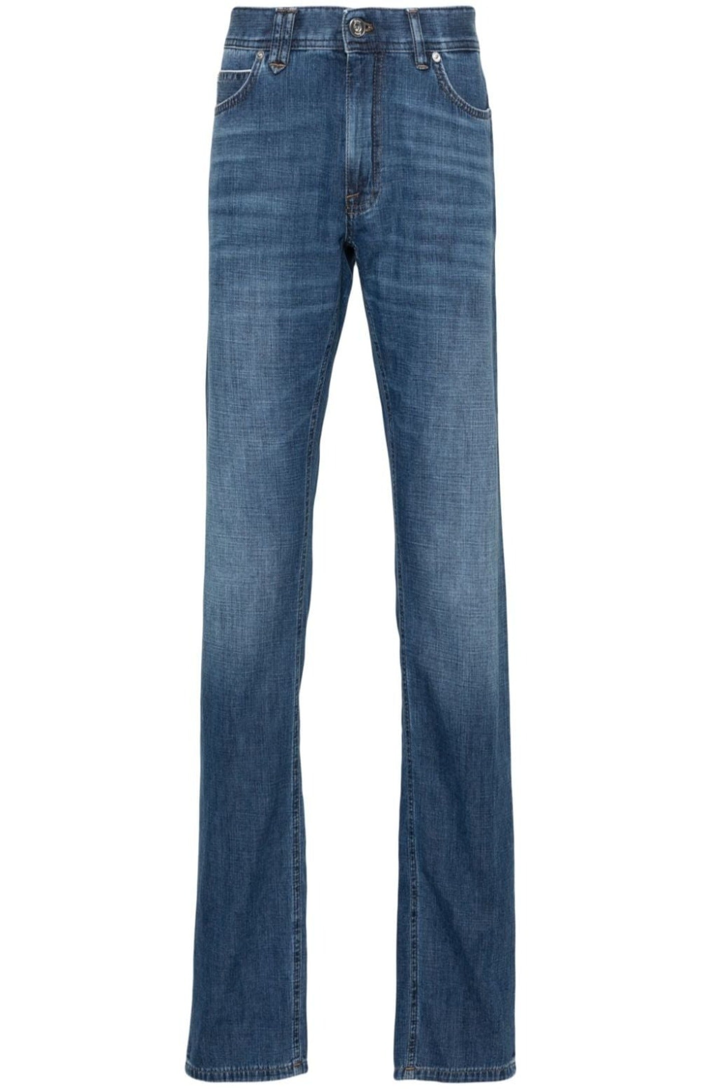 Load image into Gallery viewer, Meribel mid-rise straight-leg jeans