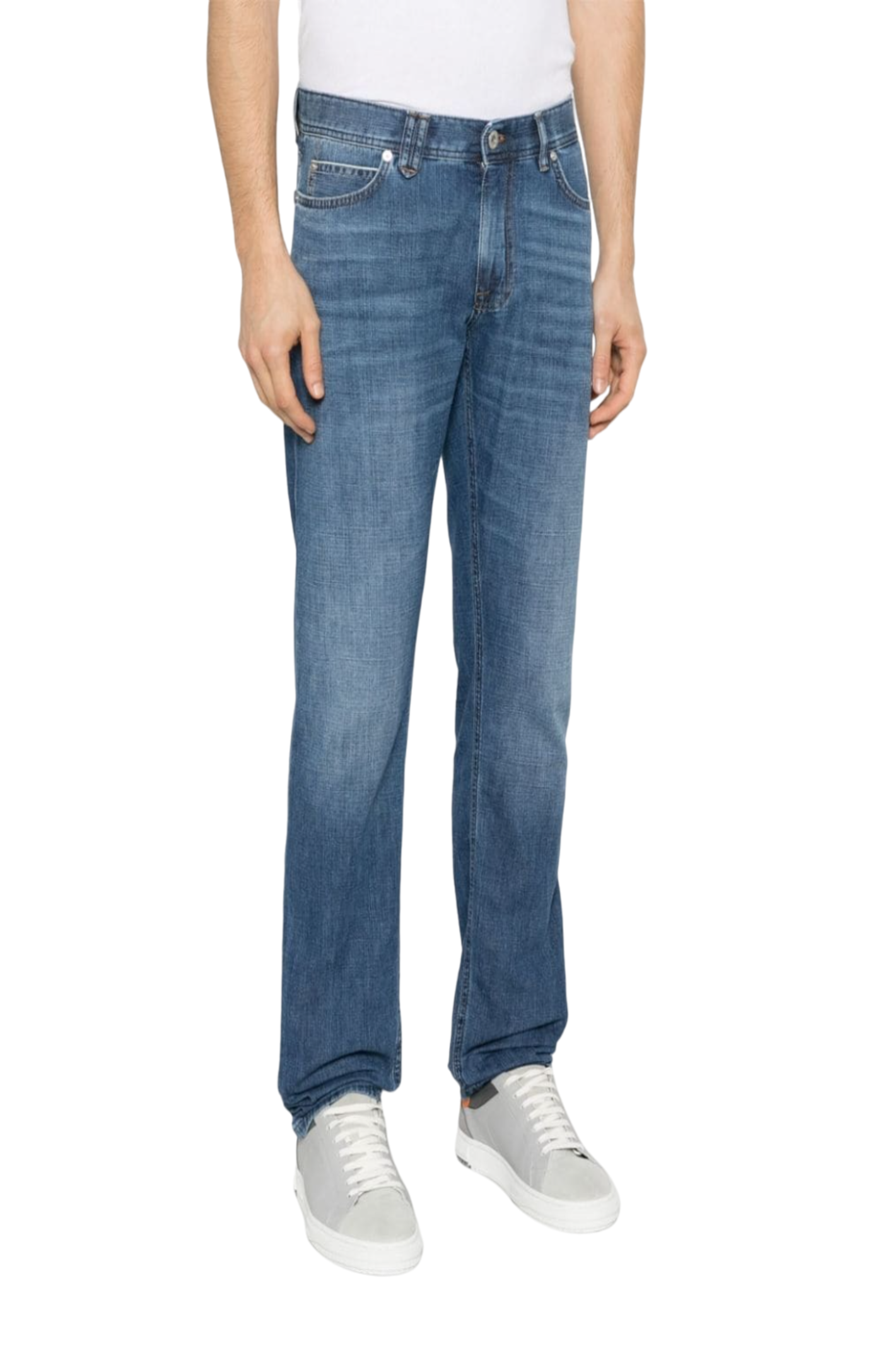 Load image into Gallery viewer, Meribel mid-rise straight-leg jeans