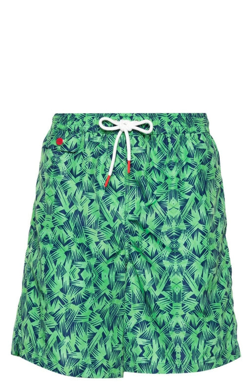 Logo-embroidered swim shorts