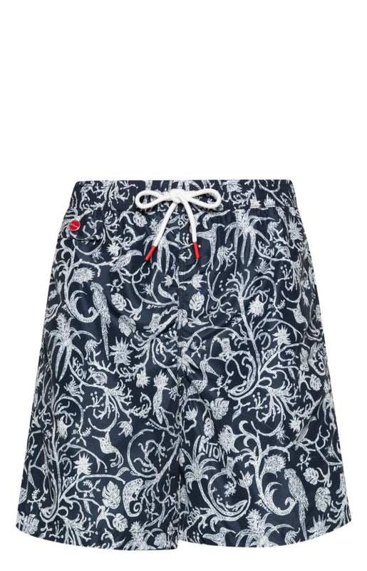 Logo-embroidered swim shorts