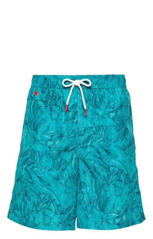 Logo-embroidered swim shorts