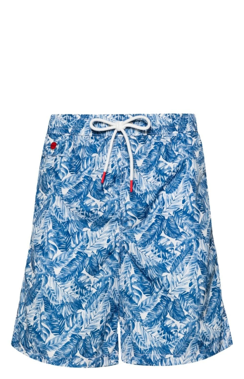 Logo-embroidered swim shorts