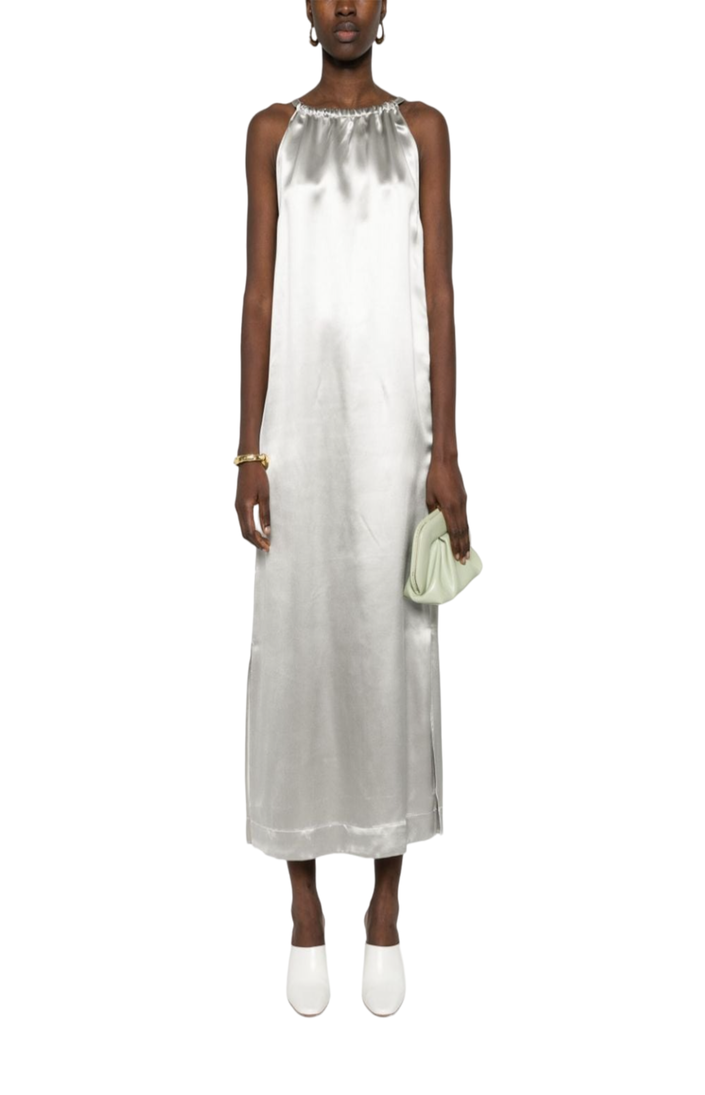 Load image into Gallery viewer, Morene metallic maxi dress