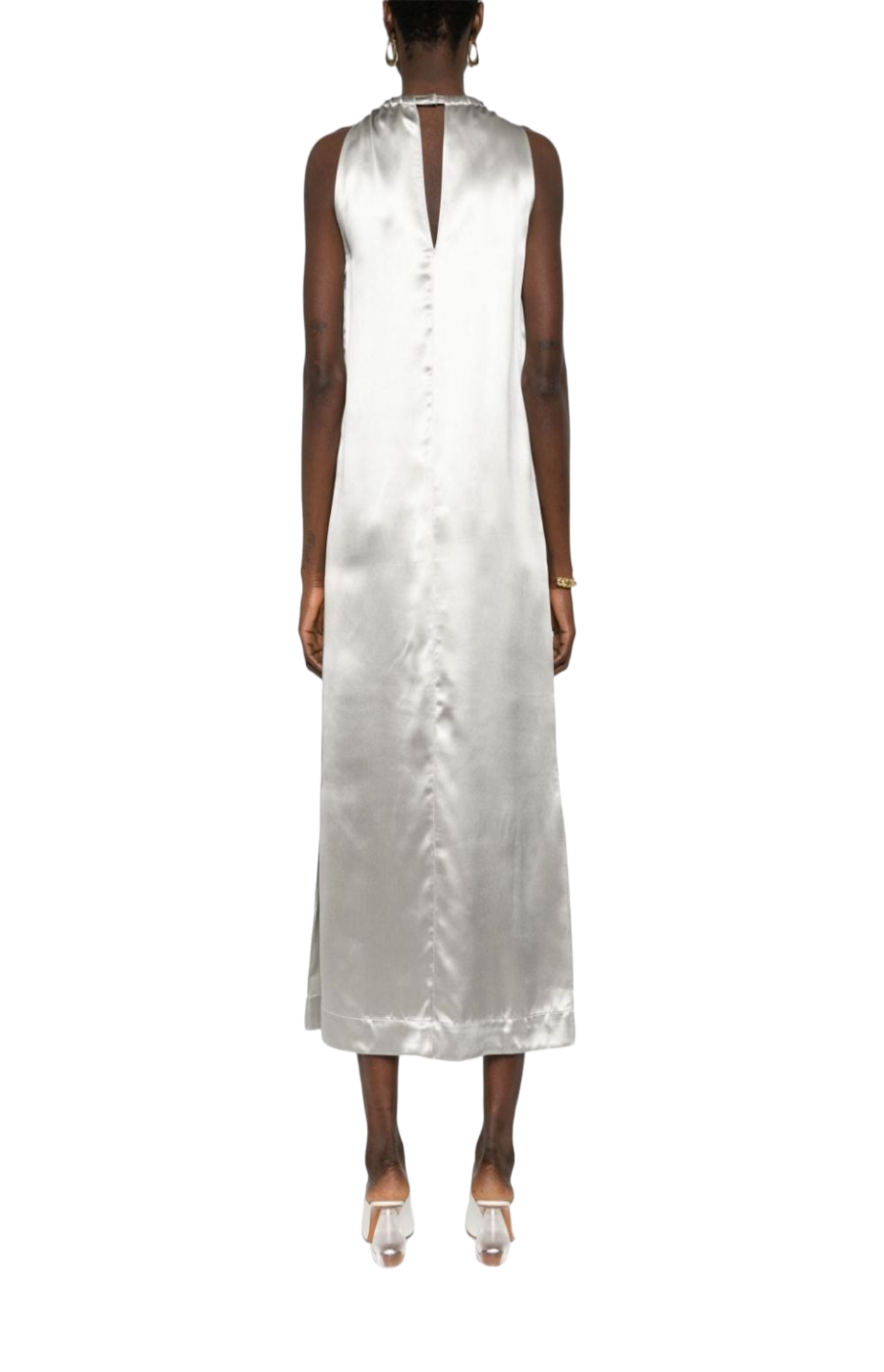 Load image into Gallery viewer, Morene metallic maxi dress