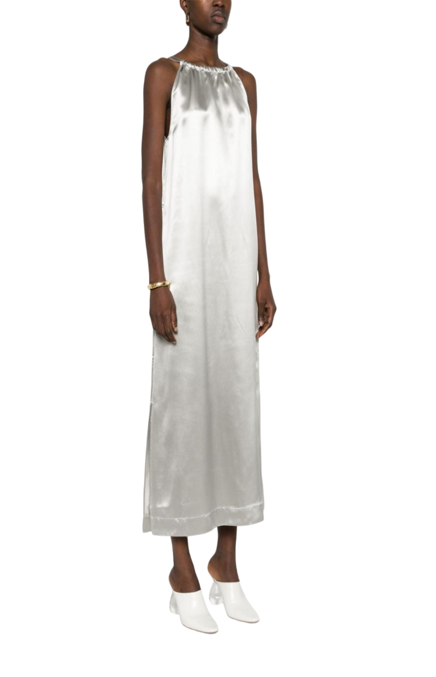 Load image into Gallery viewer, Morene metallic maxi dress