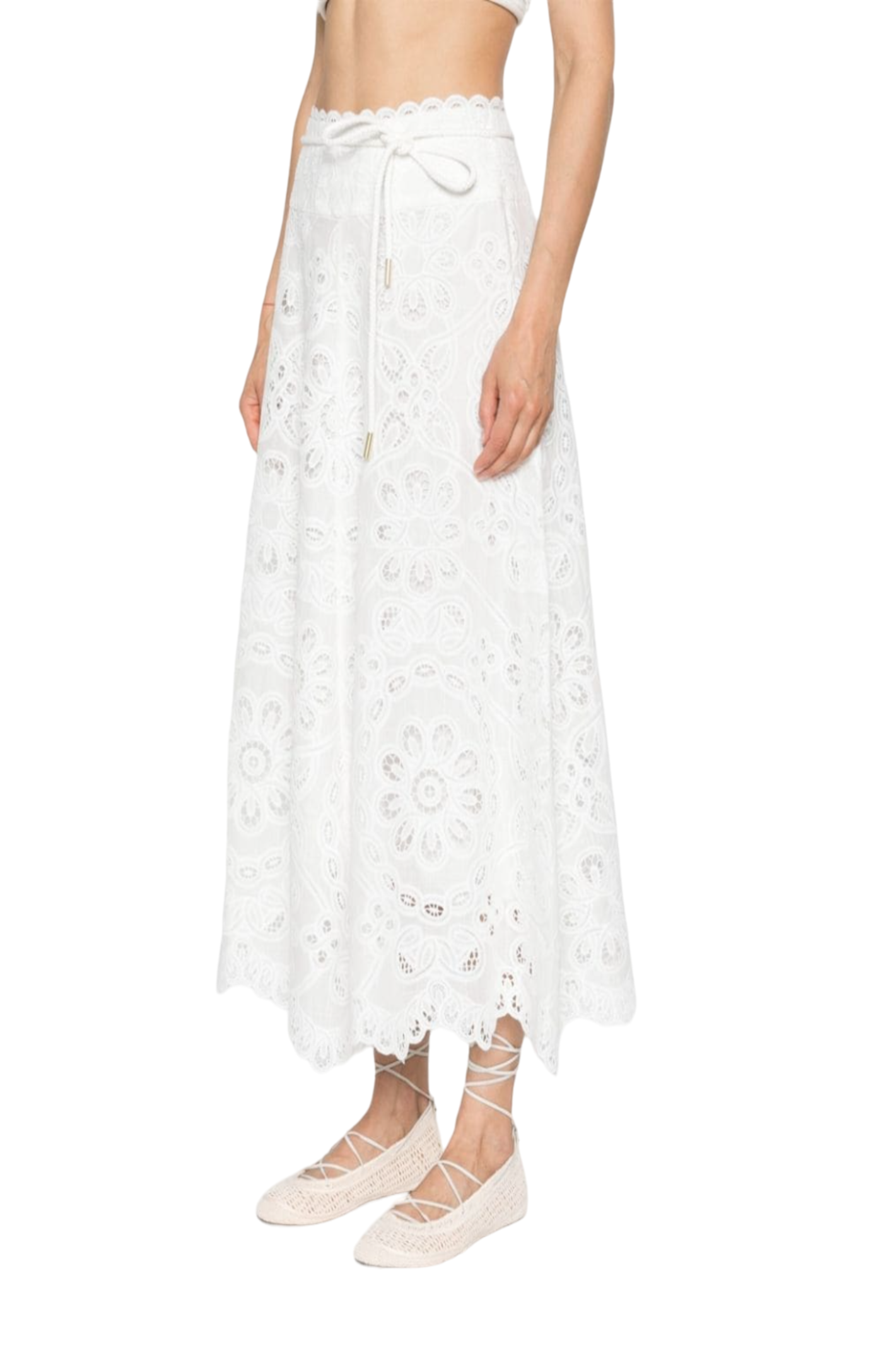 Load image into Gallery viewer, Ottie flared midi skirt