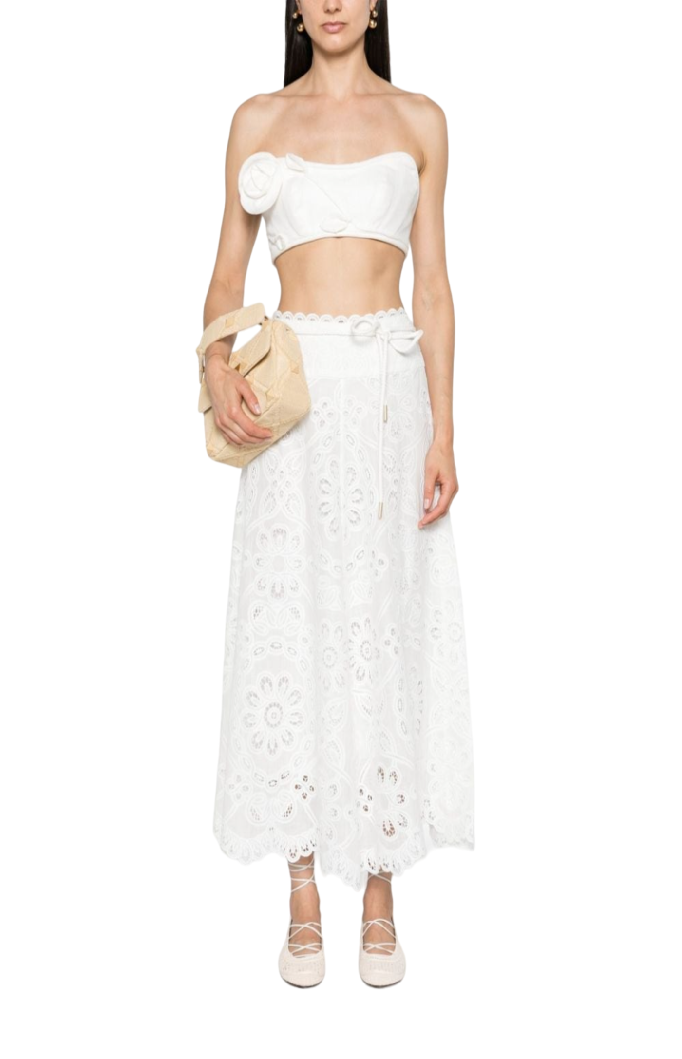 Load image into Gallery viewer, Ottie flared midi skirt