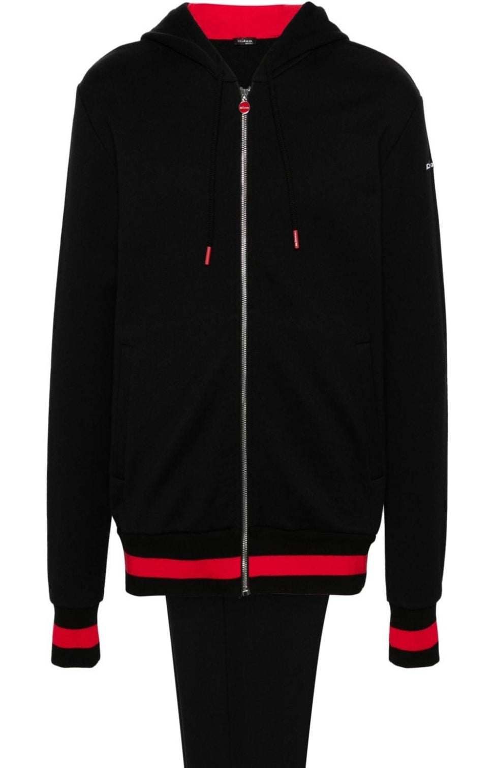 Tracksuit with hood and embroidered logo