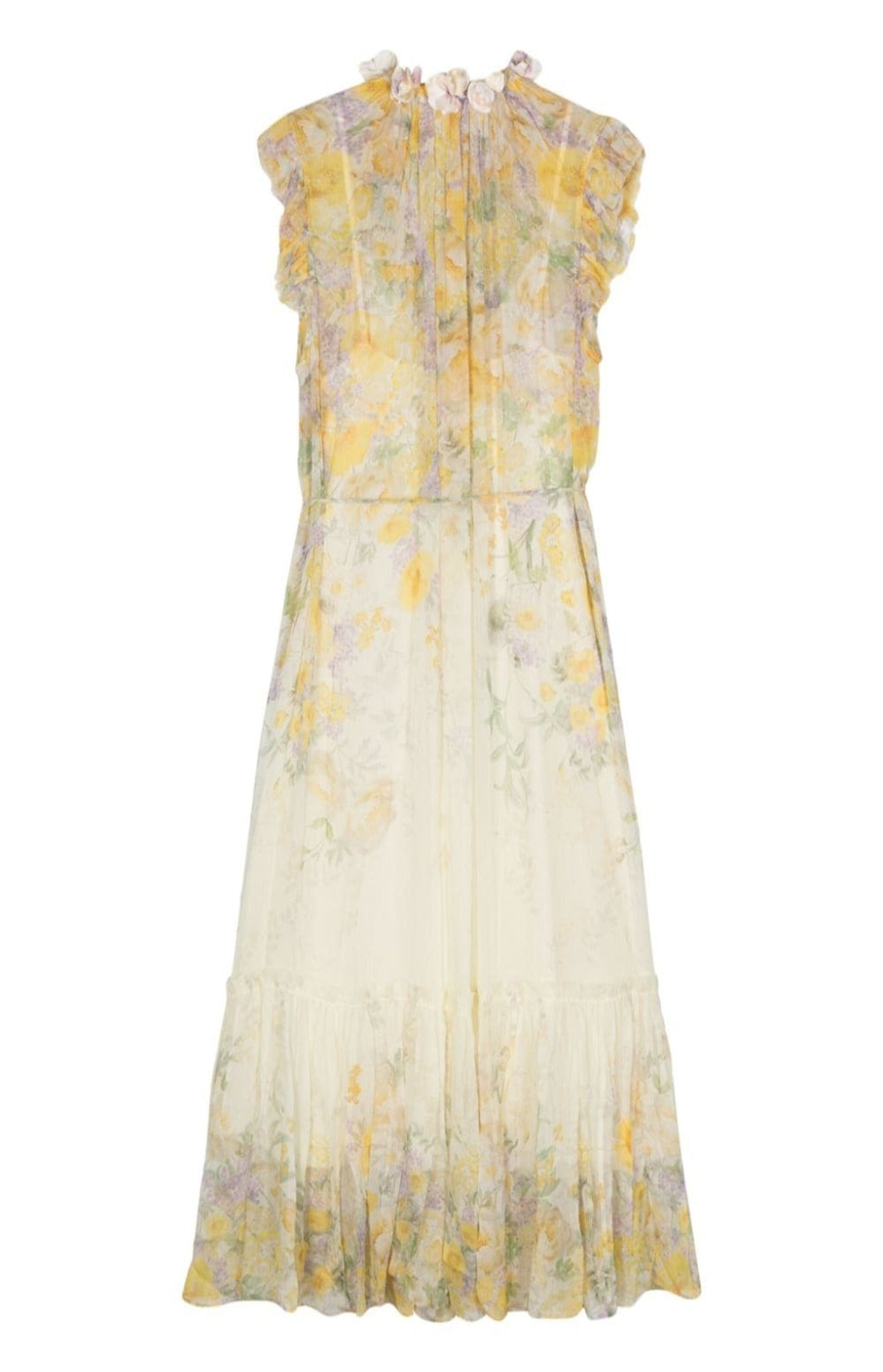 Load image into Gallery viewer, Harmony floral-appliqué dress