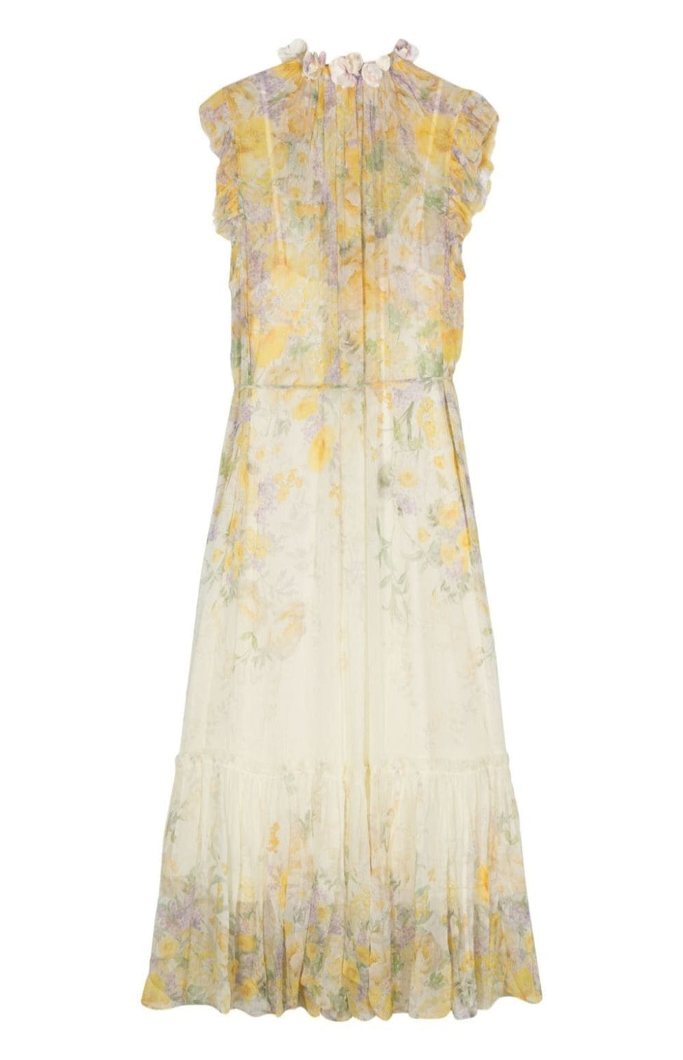 Harmony floral-appliqué dress