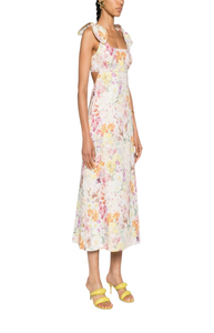 Harmony floral-print maxi dress