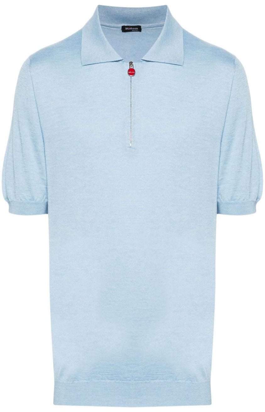 Melange polo shirt