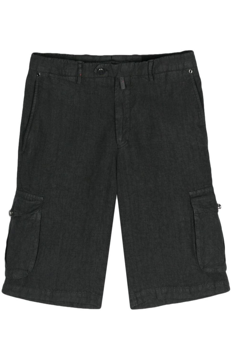 Linen cargo shorts