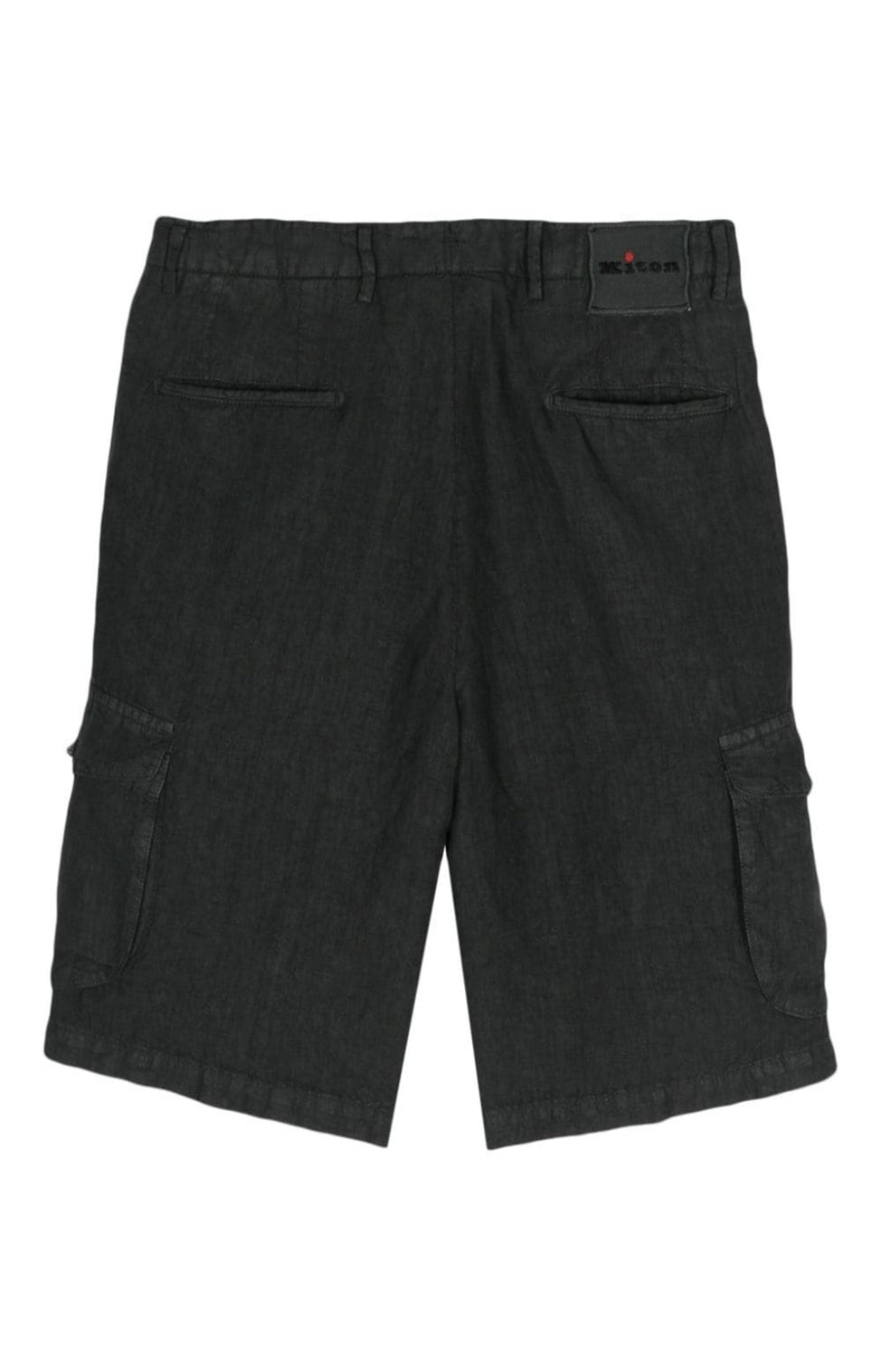 Linen cargo shorts