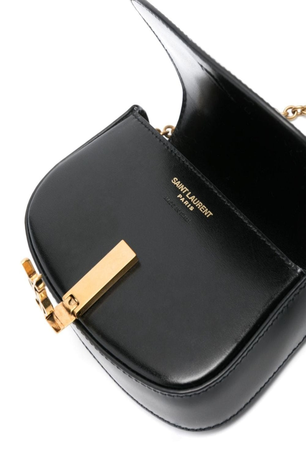 Logo-plaque leather mini bag