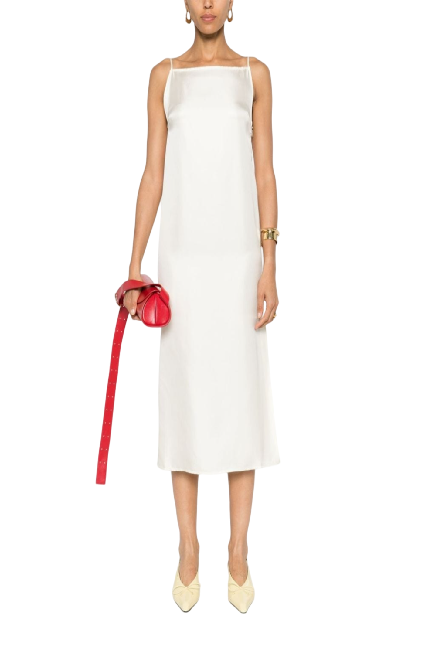 Load image into Gallery viewer, Sulum silk midi dress