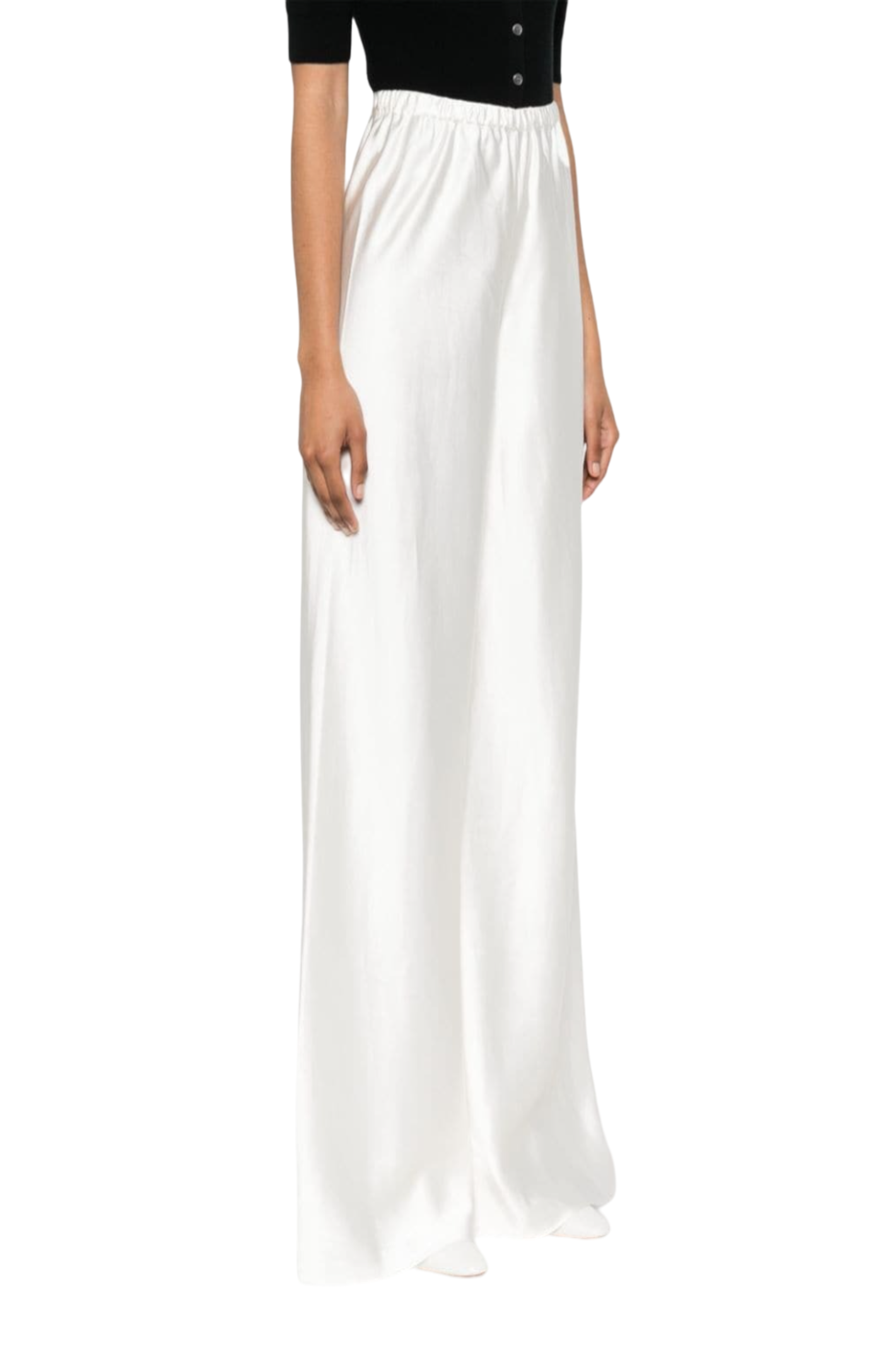 Load image into Gallery viewer, Harmony Bias satin wide trousers