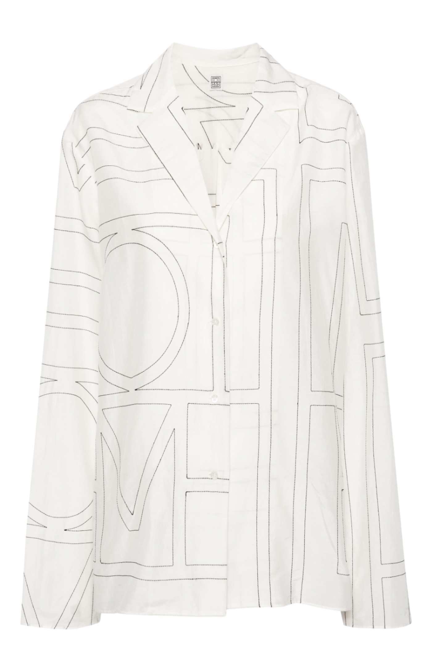 Load image into Gallery viewer, Monogram cotton pyjama top