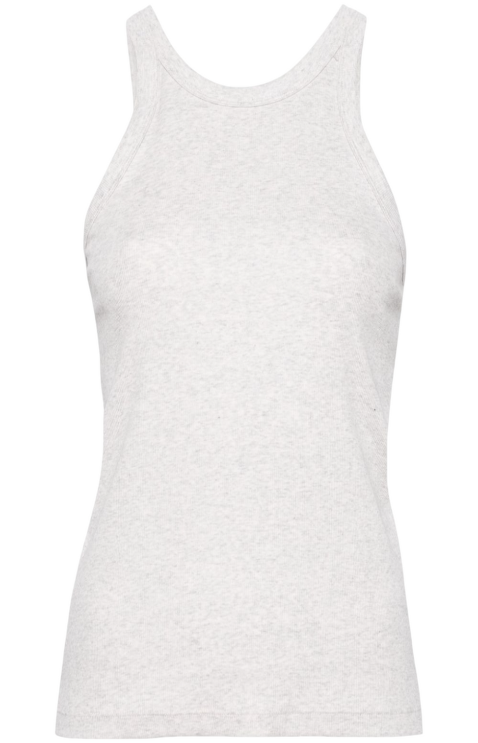 Ribbed cotton tank top