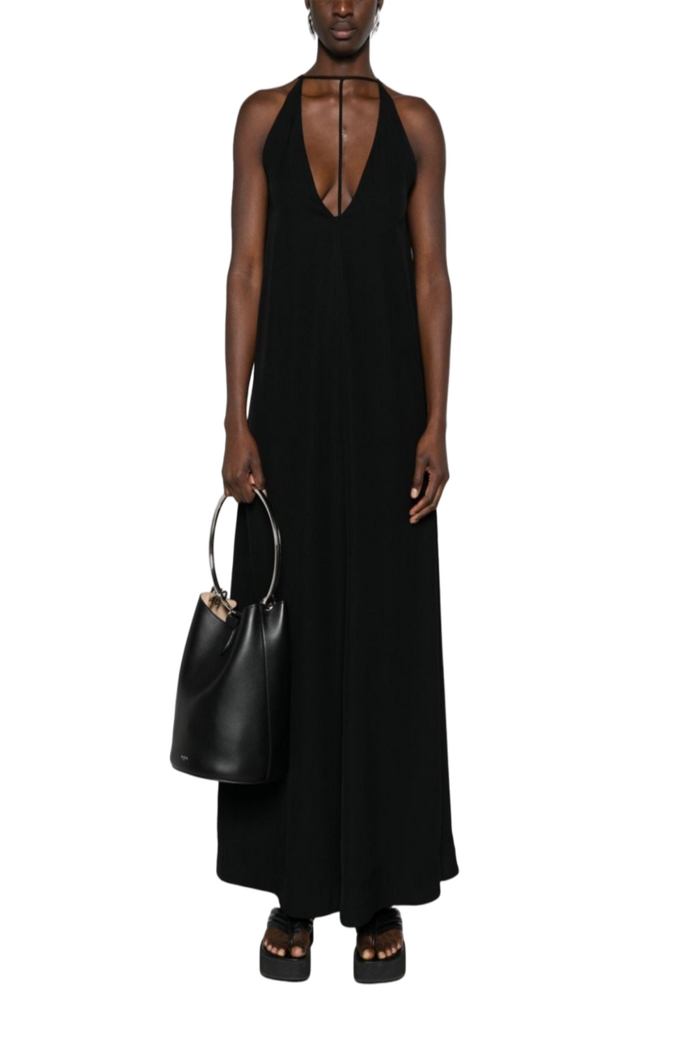 Kyro crepe maxi dress