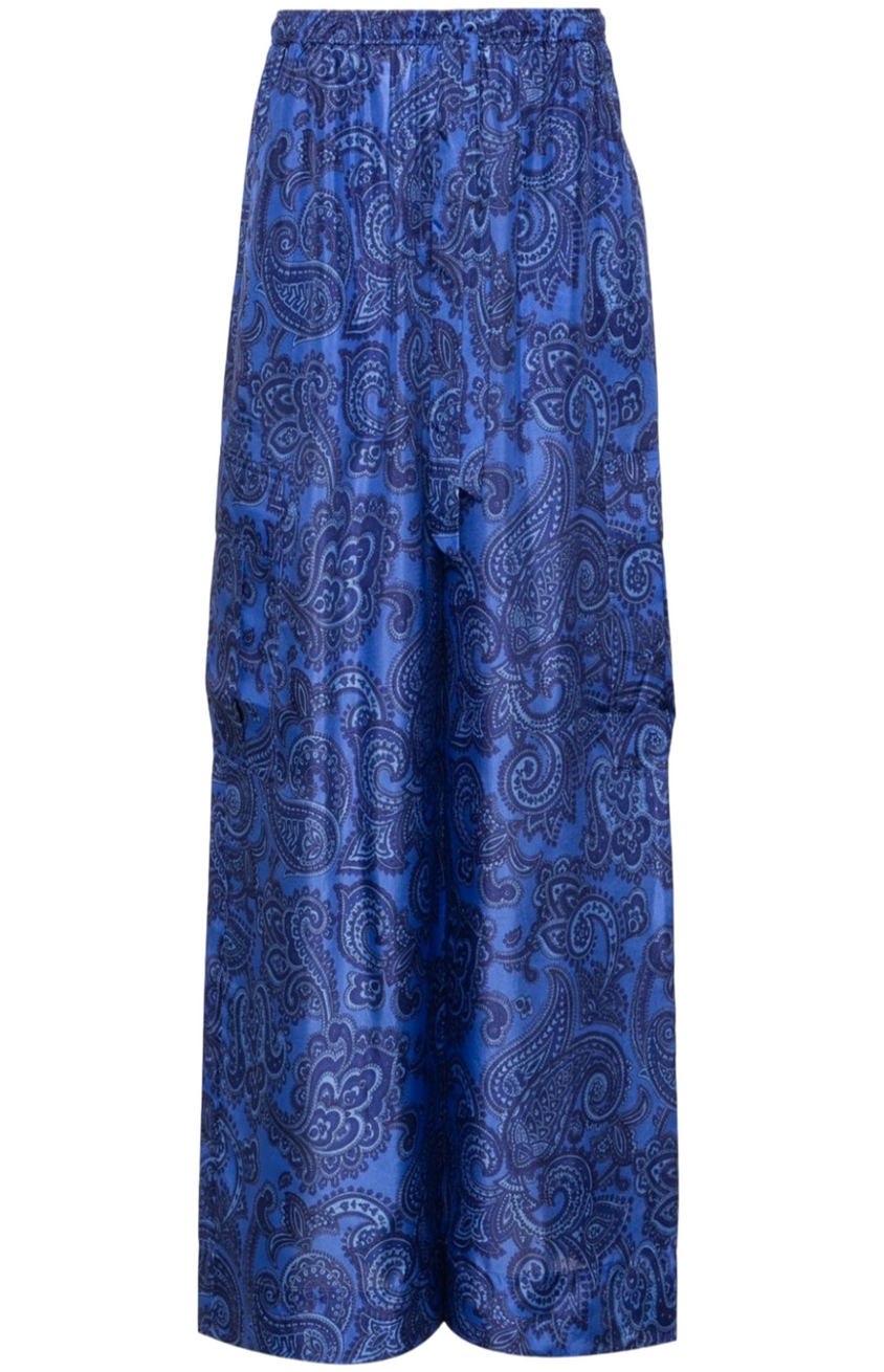 Ottie silk palazzo trousers