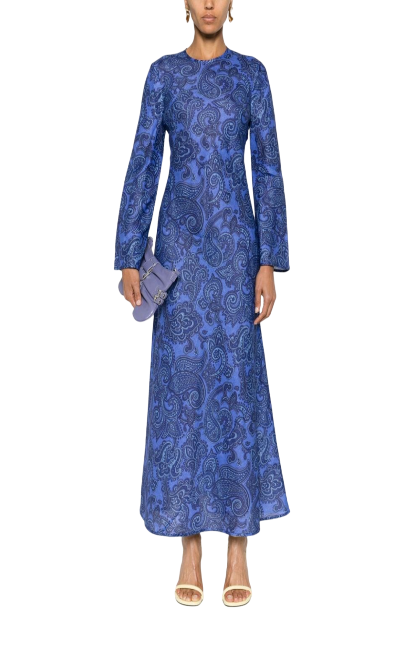 Load image into Gallery viewer, Ottie paisley-print maxi dress