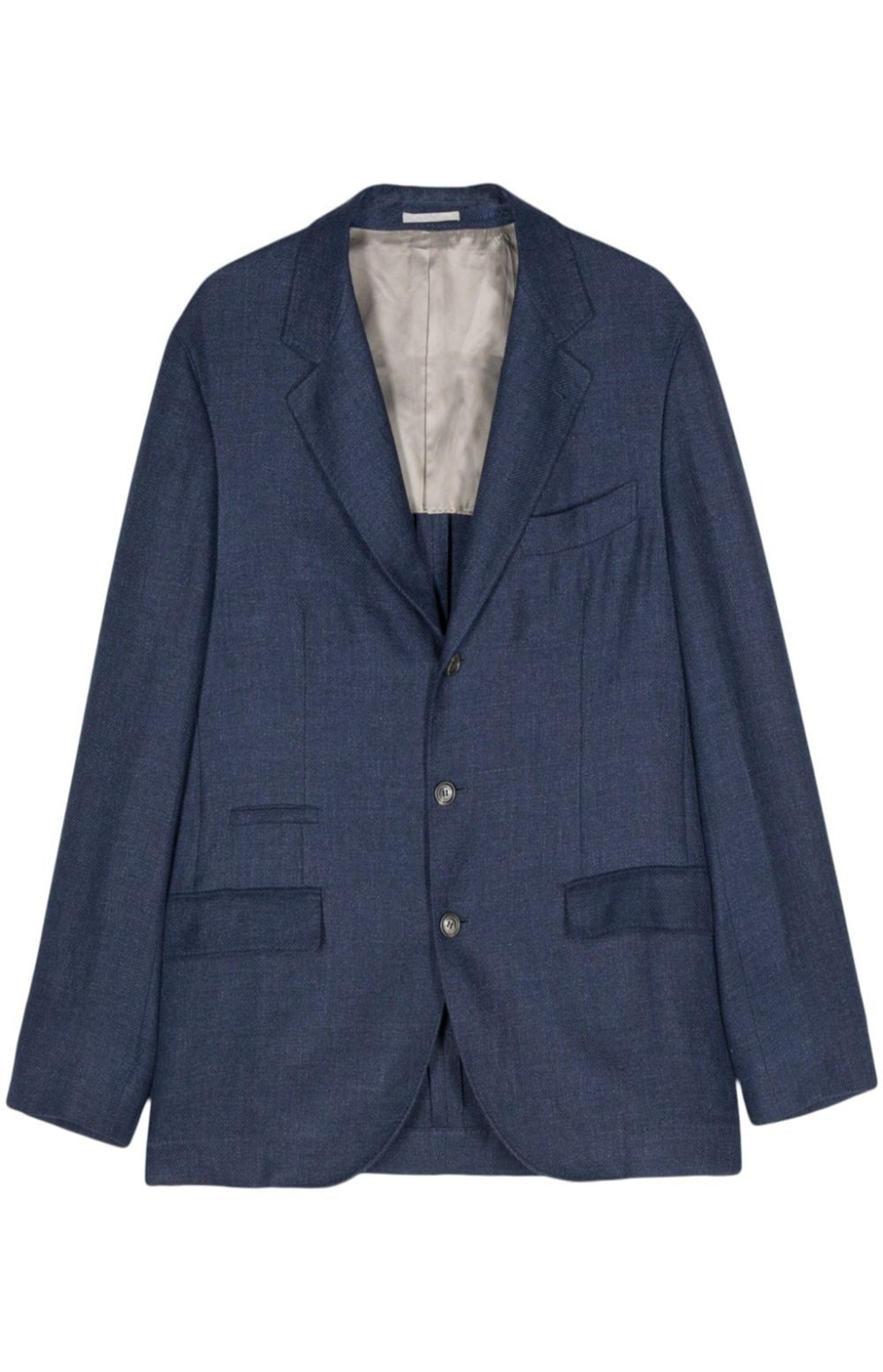 Load image into Gallery viewer, Single-breasted linen blend blazer