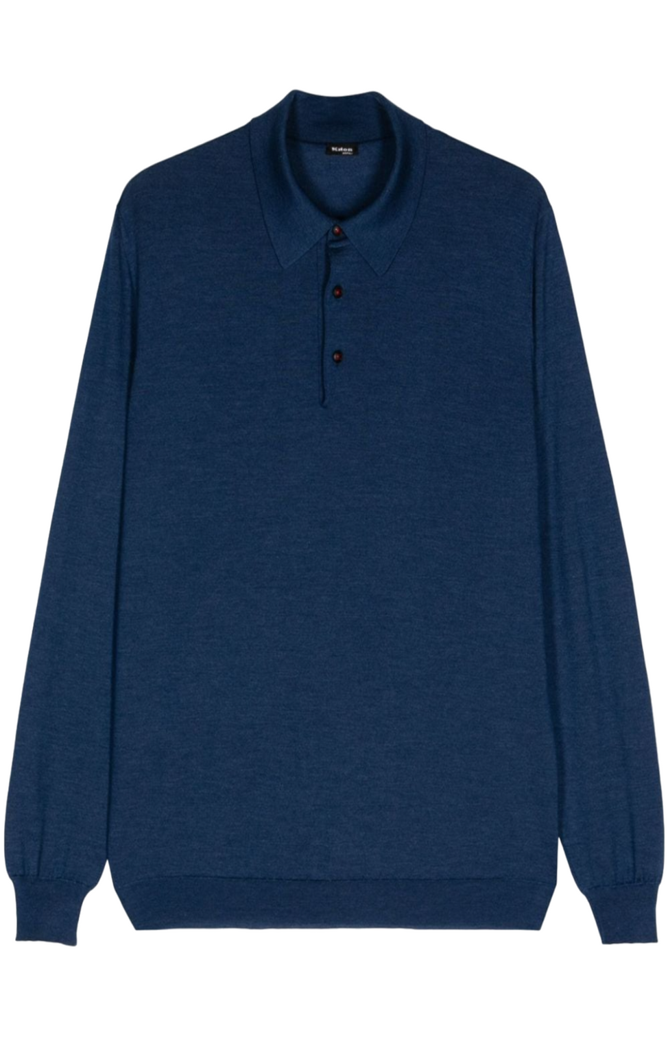 Fine-knit polo shirt