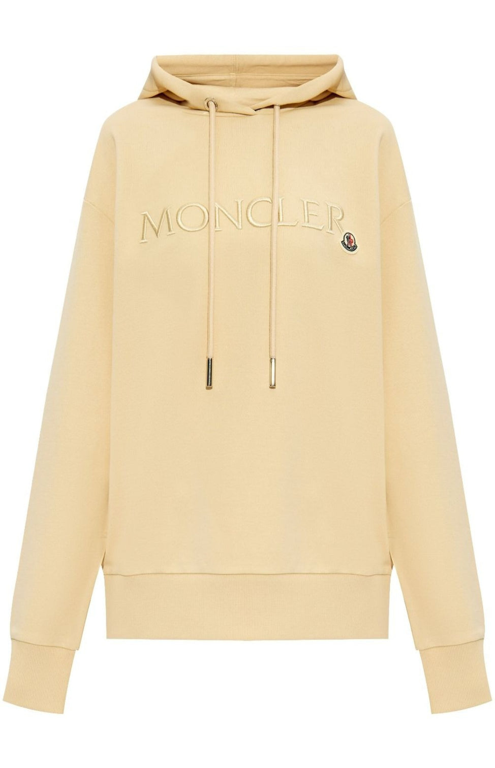 Logo-embroidered cotton hoodie