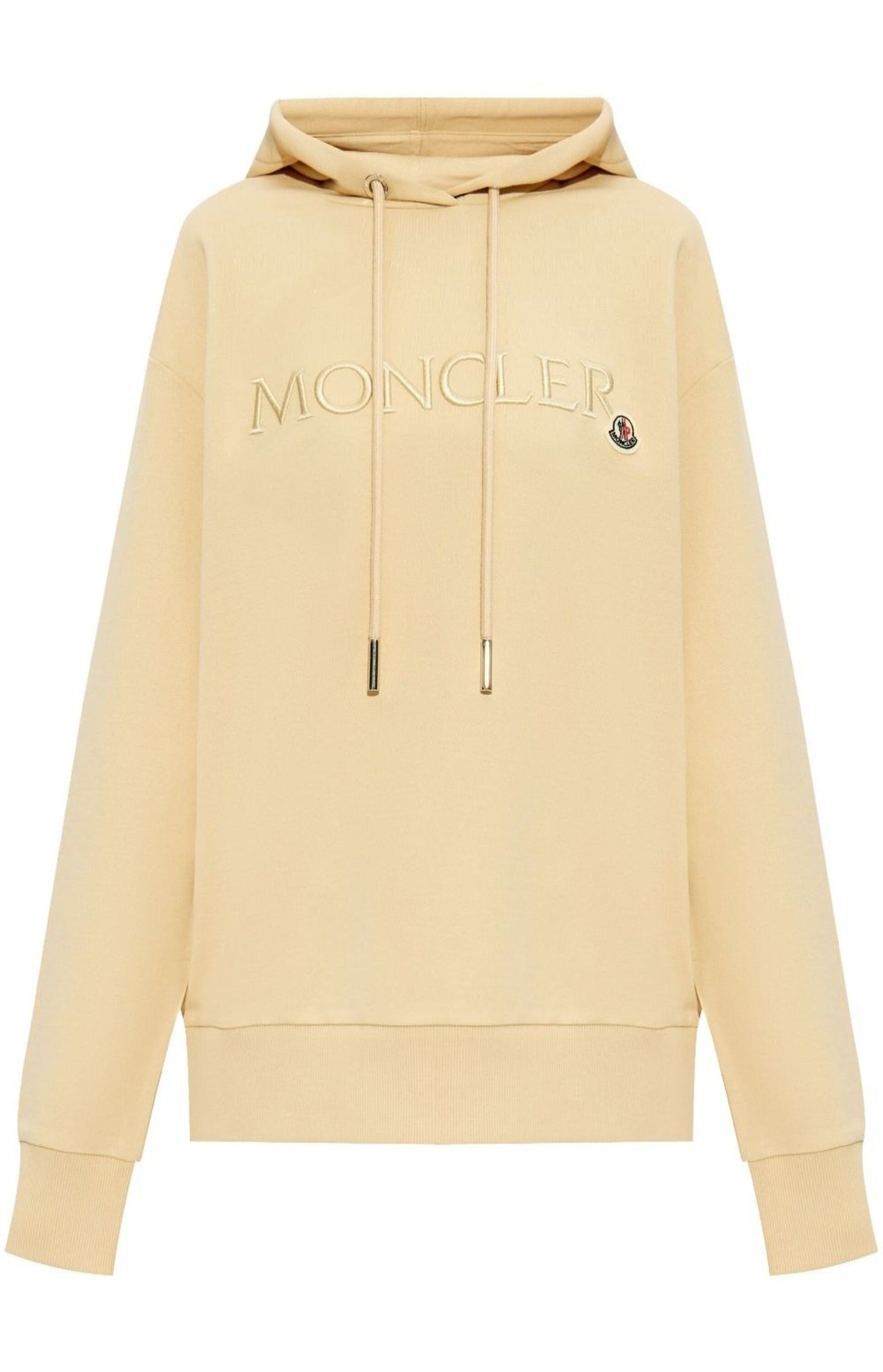 Logo-embroidered cotton hoodie