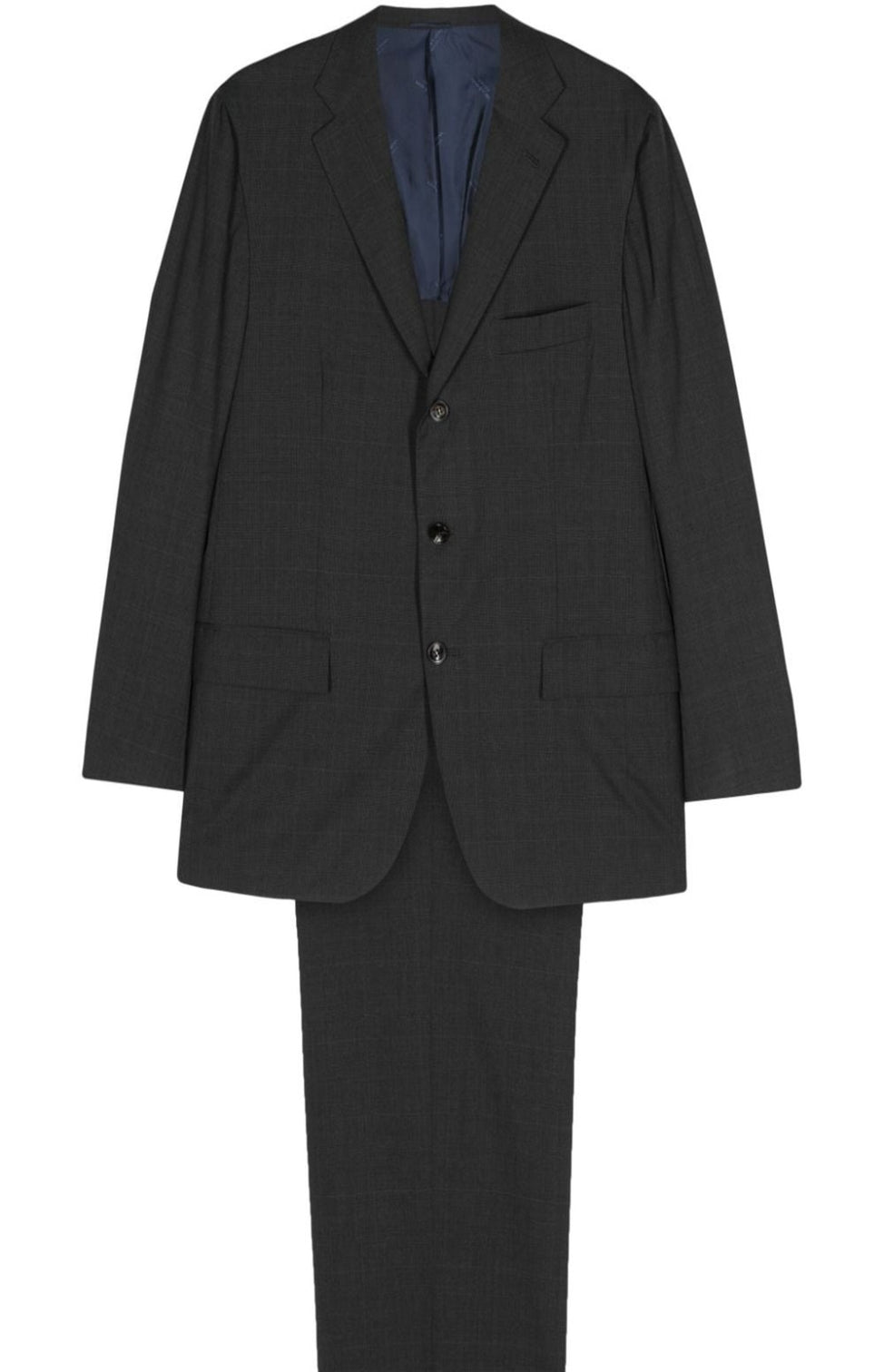 Suit with single breasted jacket