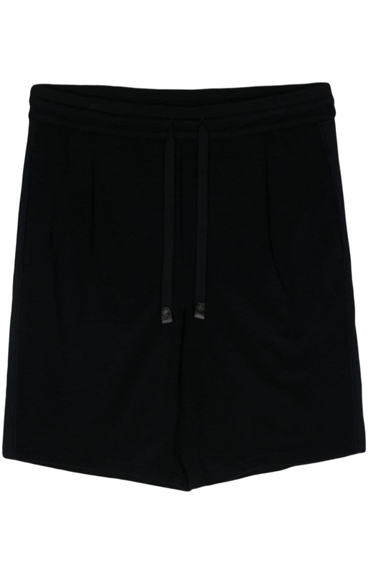 Drawstring-waist track shorts