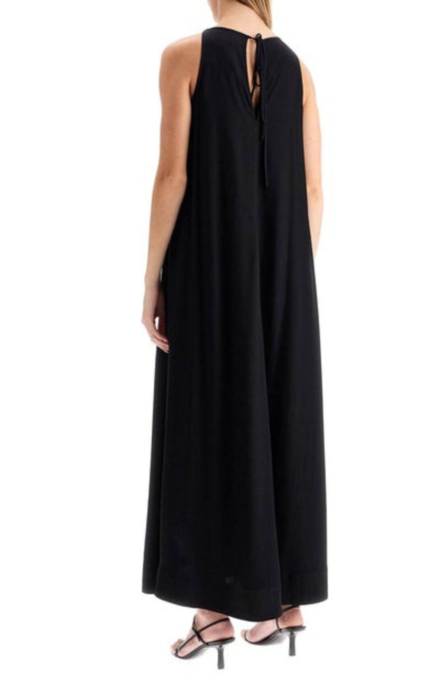 Load image into Gallery viewer, Maxi dress with t-strap belt