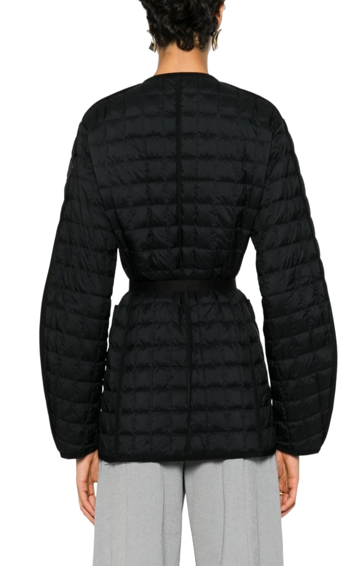 Load image into Gallery viewer, Logo-patch puffer jacket