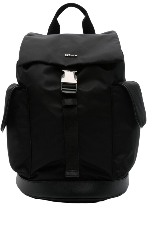 Logo-lettering backpack