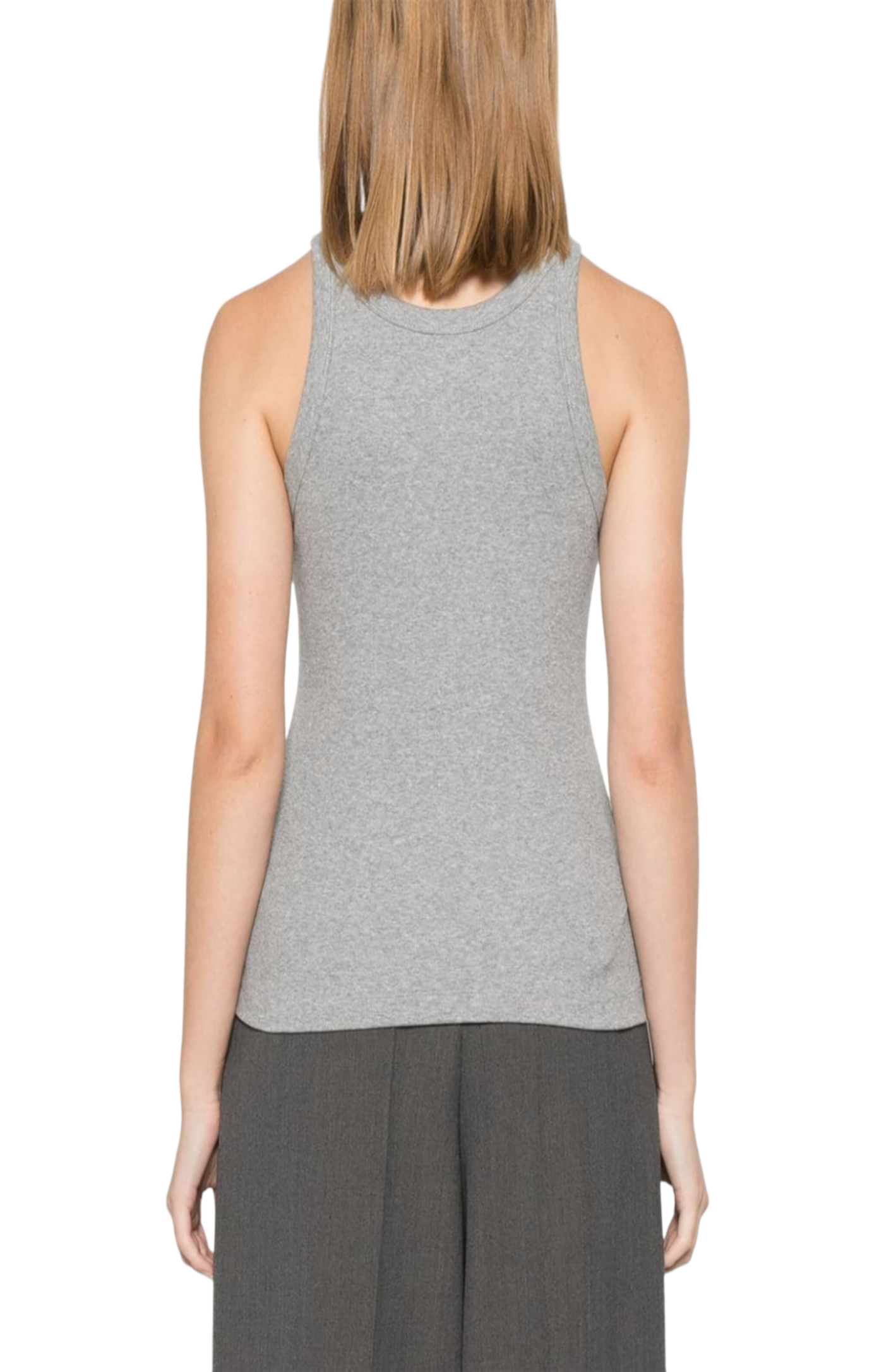 Load image into Gallery viewer, Curved ribbed tank top