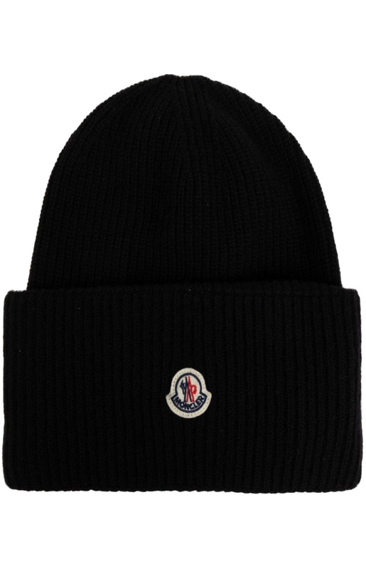 Logo patch beanie