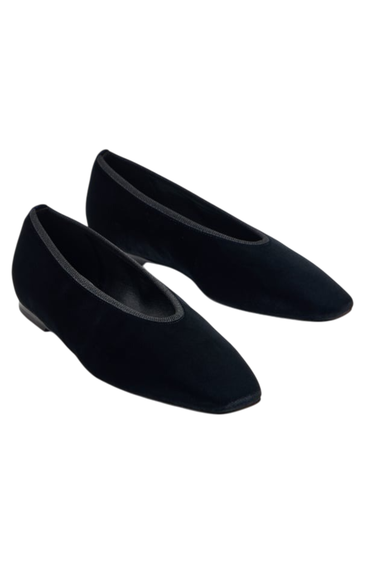 Load image into Gallery viewer, Minimalist velvet ballerinas