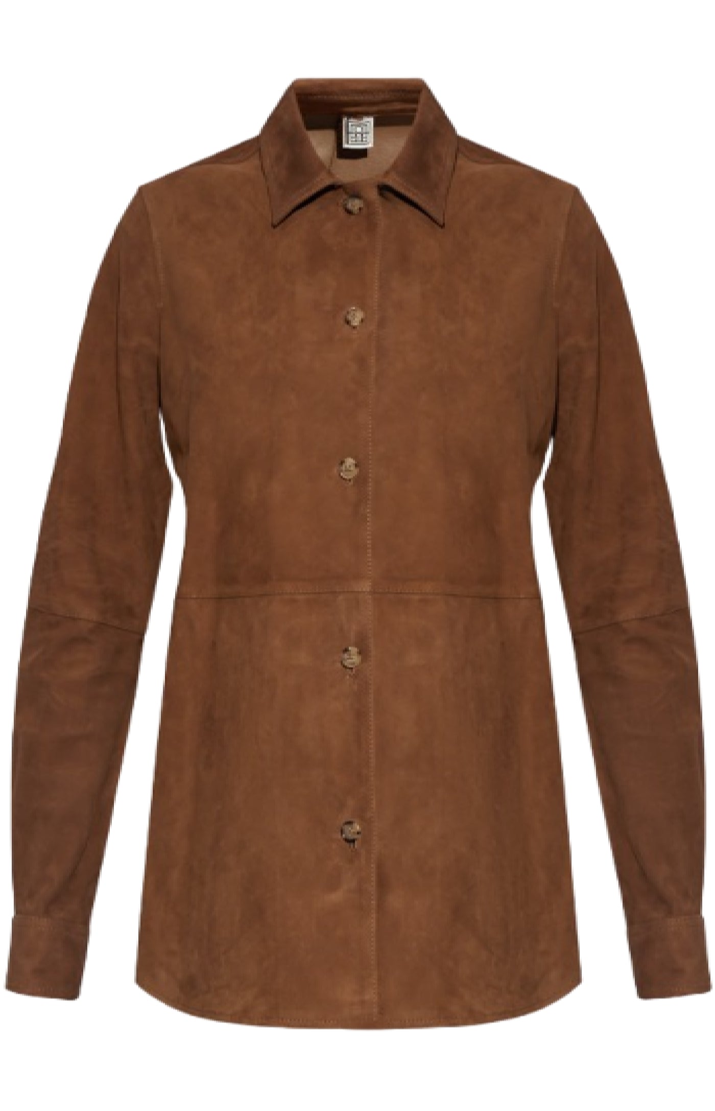 Brown suede shirt