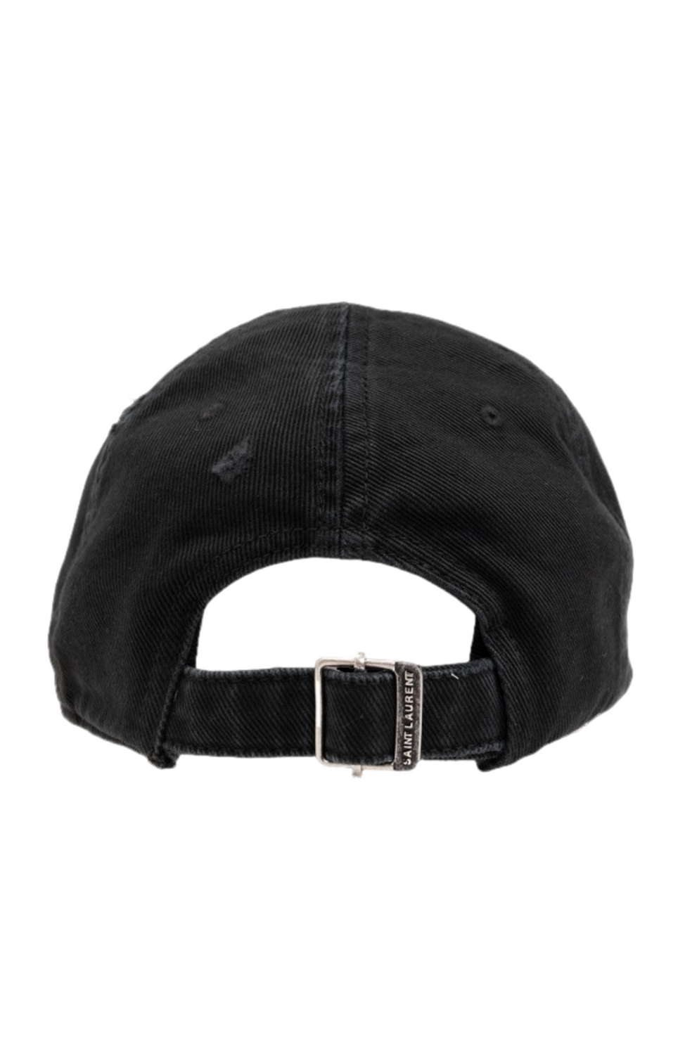 Black baseball cap with logo