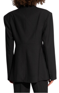 All Saints black ‘Sevenh’ blazer