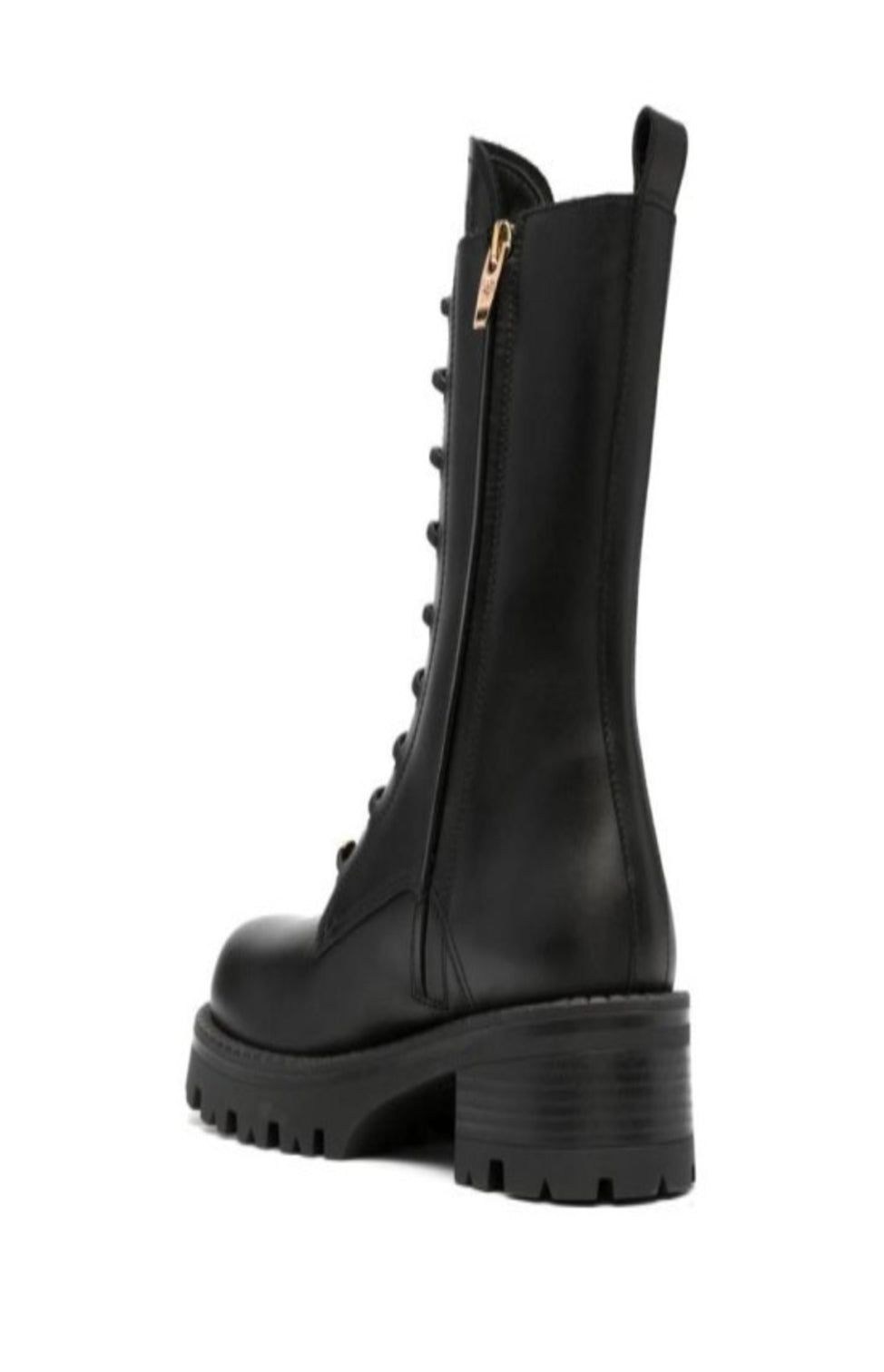 Alia lace-up boots in calf leather