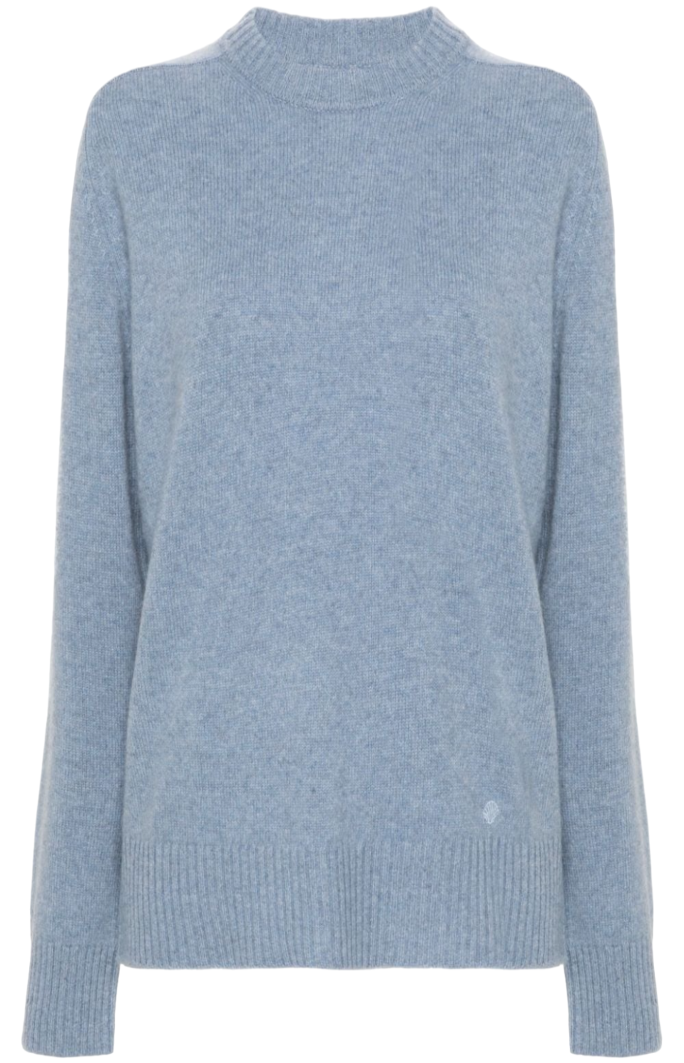 Crew neckline cashmere sweater